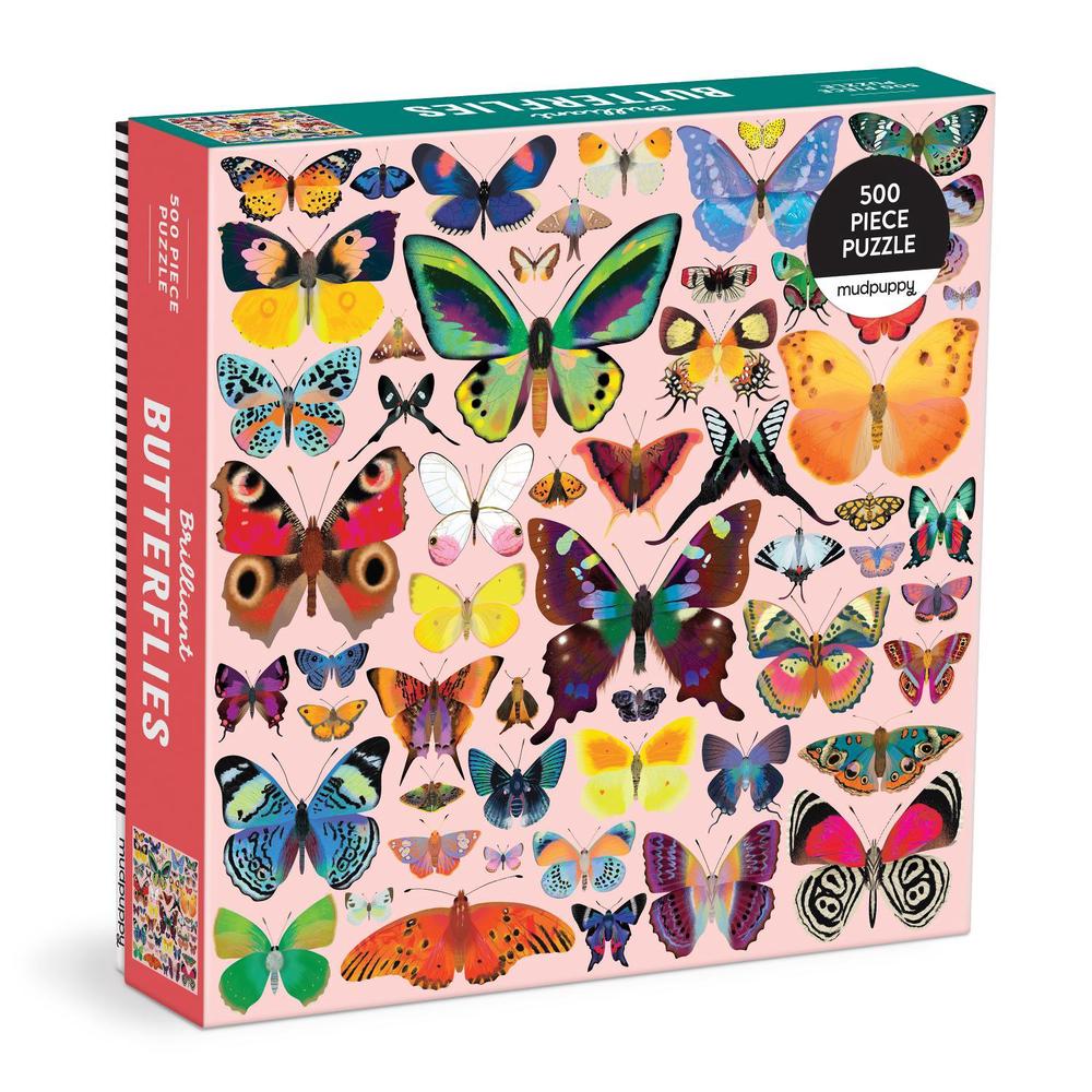 Brilliant Butterflies 500 Piece Family Puzzle, 9780735385252