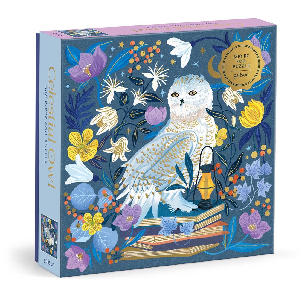 Celestial Owl 500 Piece Foil Puzzle, 9780735385603