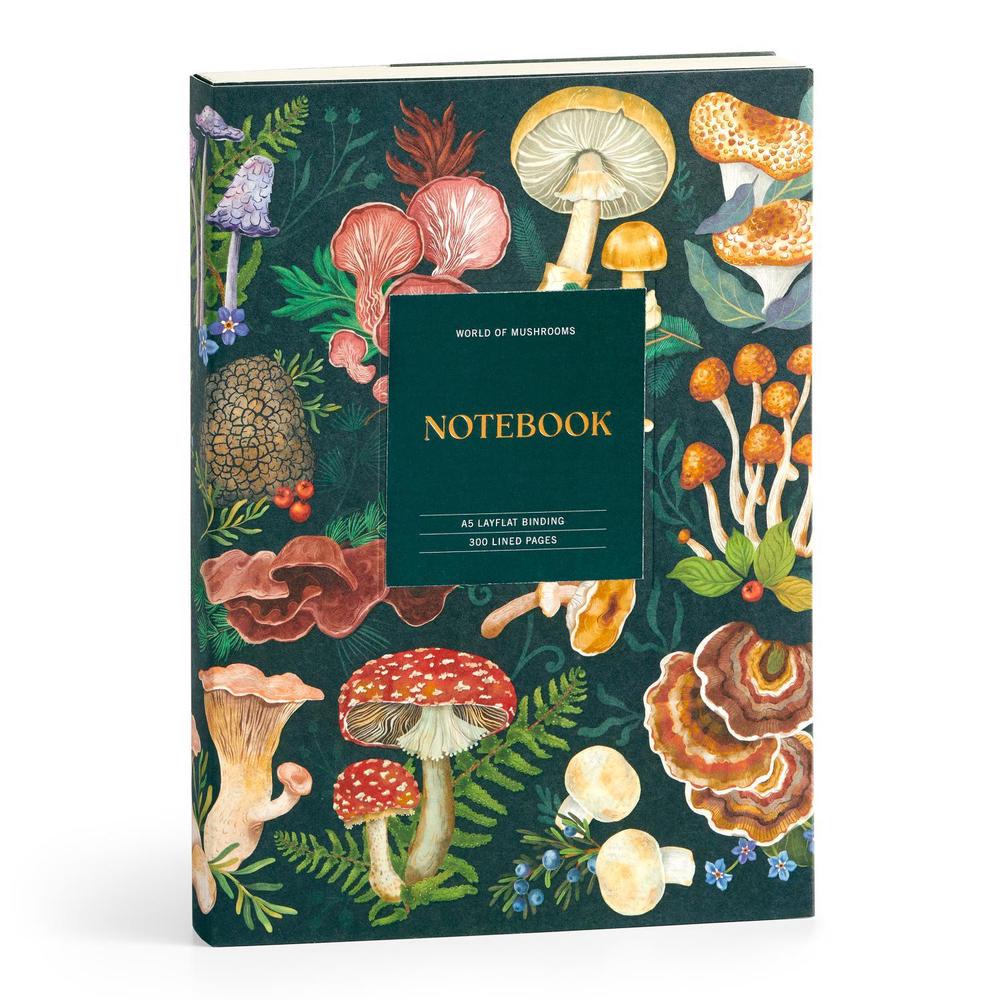 World of Mushrooms Premium A5 Notebook, 9780735385900