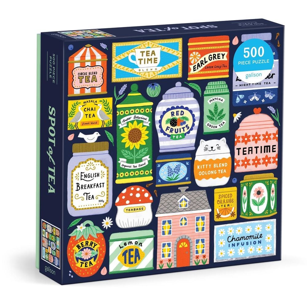 Spot Of Tea 500 Piece Puzzle by Galison - ISBN: 9780735385993
