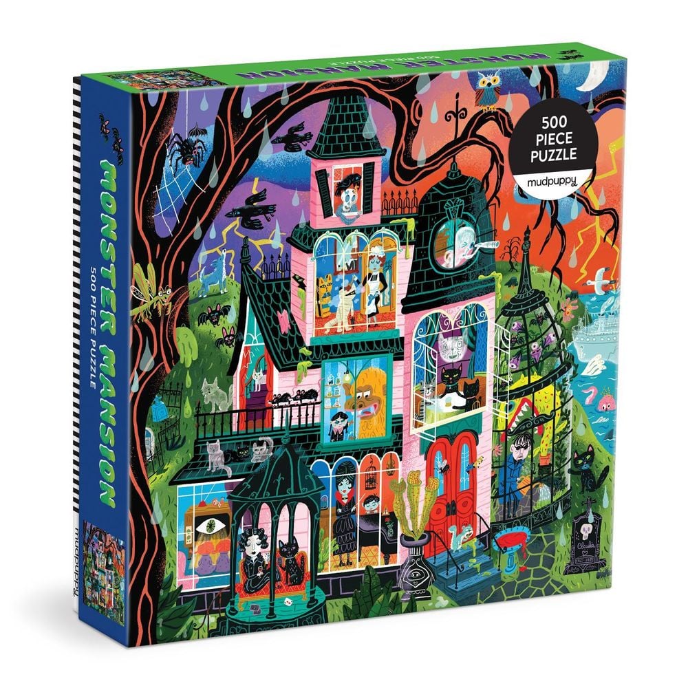 Monster Mansion 500 Piece Family Puzzle by Mudpuppy - ISBN: 9780735386655