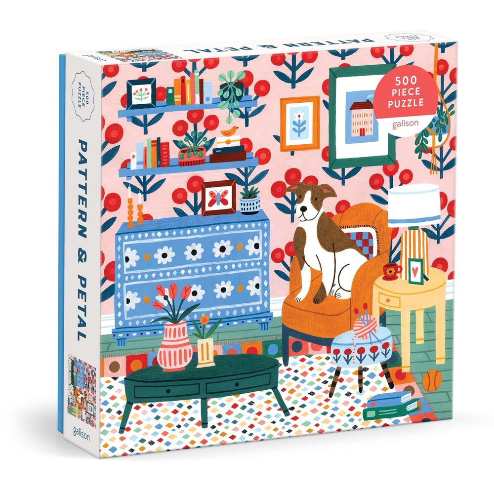Pattern & Petal 500 Piece Puzzle by Galison - ISBN: 9780735388208