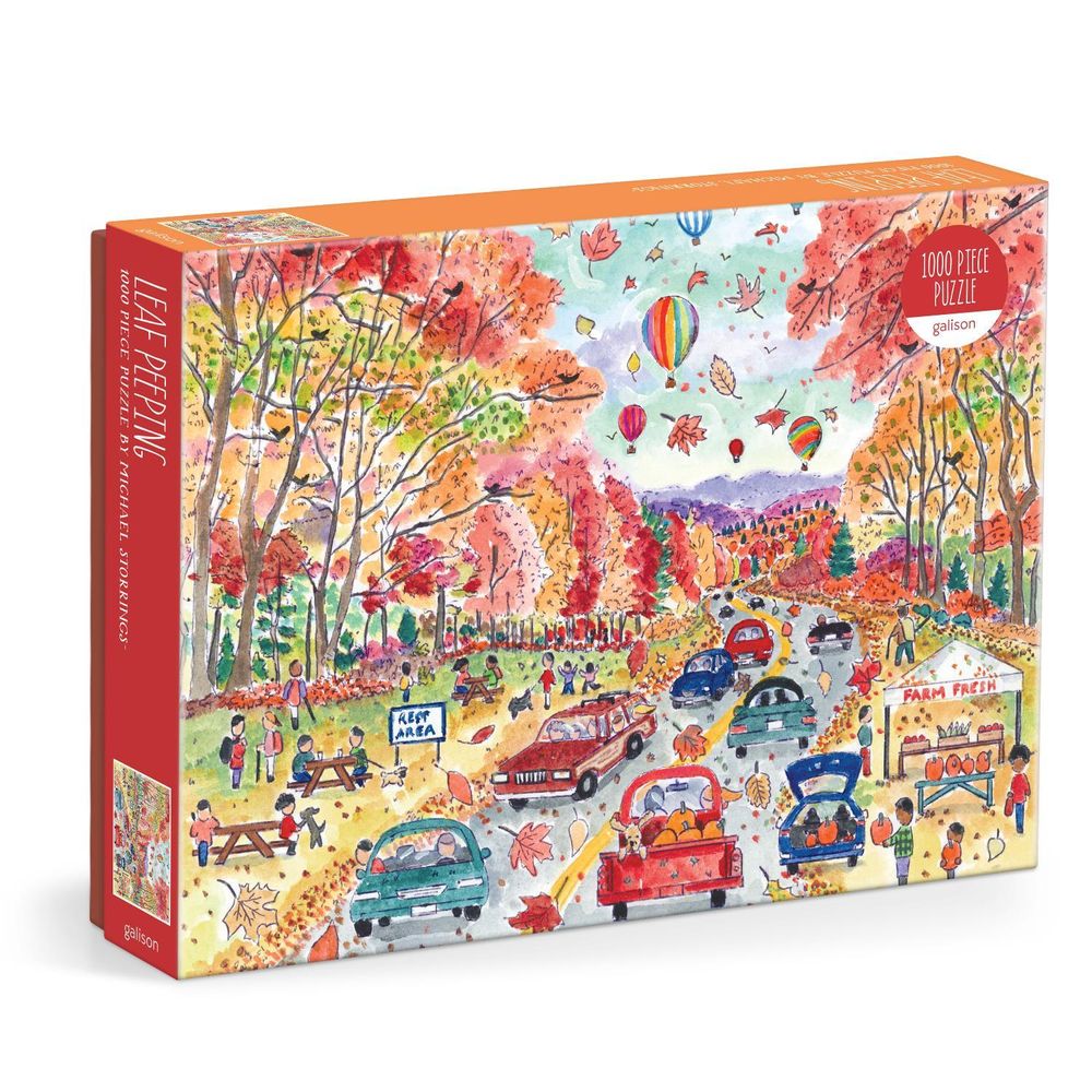 Michael Storrings Leaf Peeping 1000 Piece Puzzle by Michael Storrings - ISBN: 9780735389090