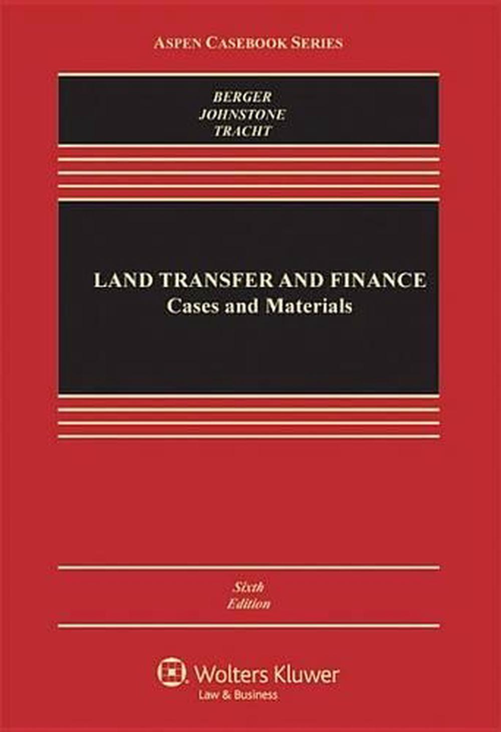 Land Transfer and Finance, 9780735598546
