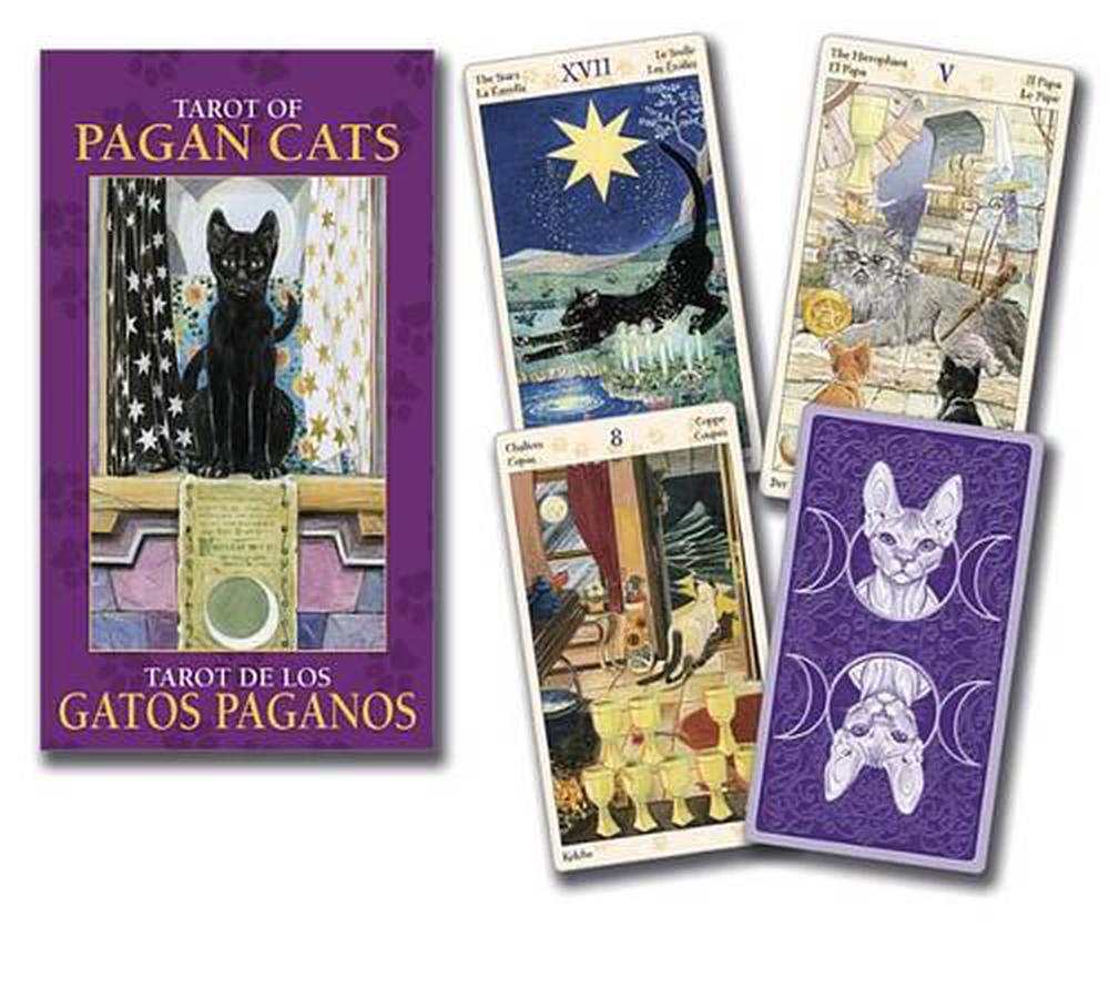 Tarot of Pagan Cats Mini Deck by Lo Scarabeo, 9780738735023 Buy online at The Nile
