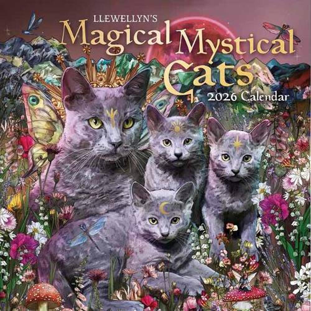 Llewellyn's 2026 Magical Mystical Cats Calendar, 9780738775234