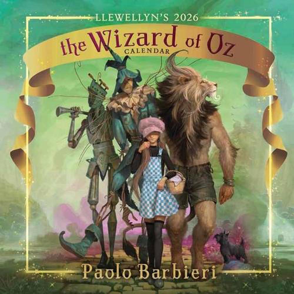 Llewellyn's 2026 Wizard of Oz Calendar by Paolo Barbieri - ISBN: 9780738778051