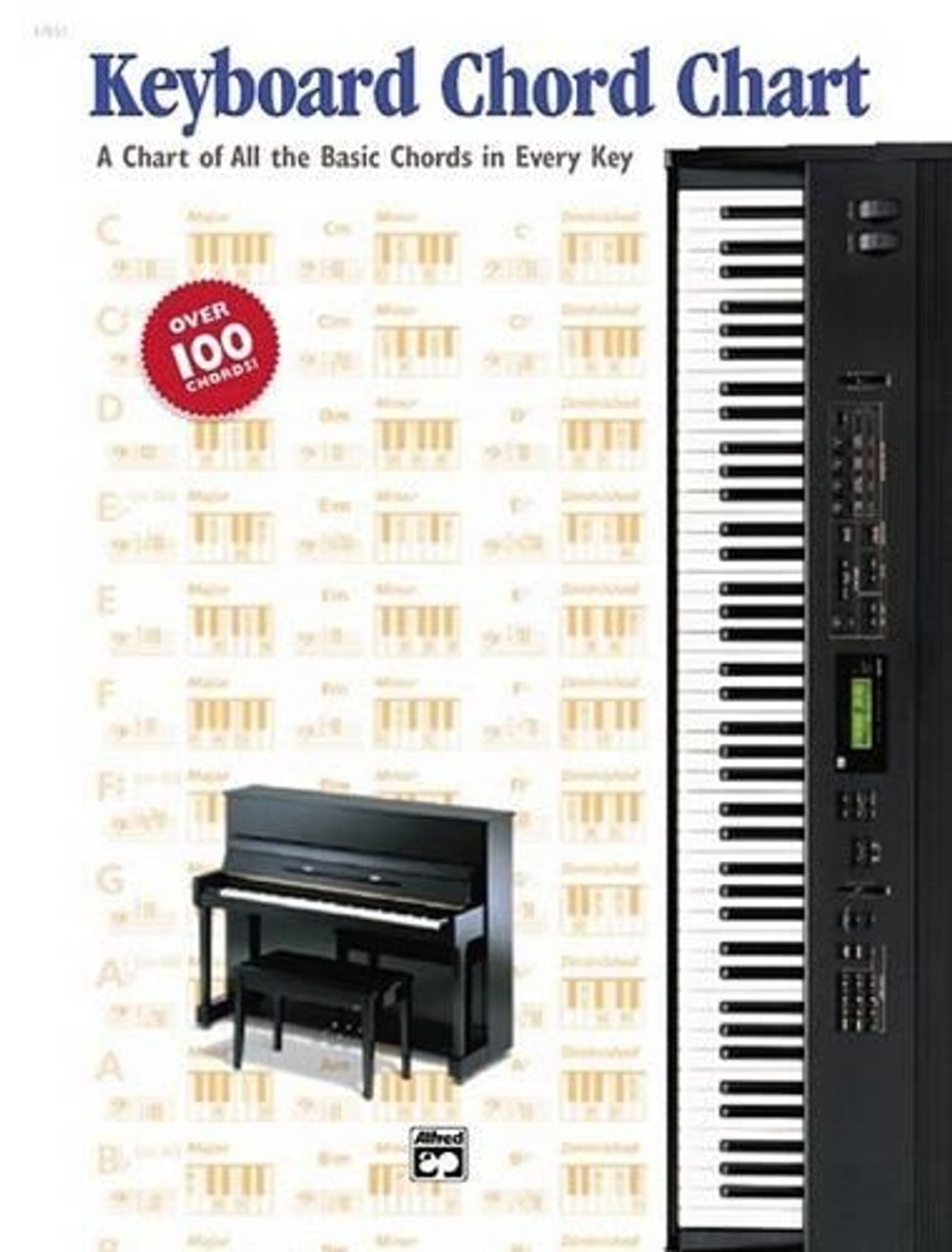 Keyboard Chord Chart by Alfred Music - ISBN: 9780739007433