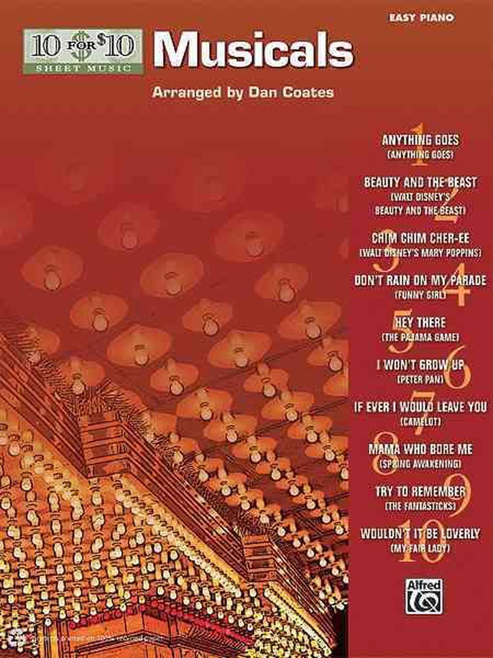 10 for 10 Sheet Music Musicals, 9780739073292