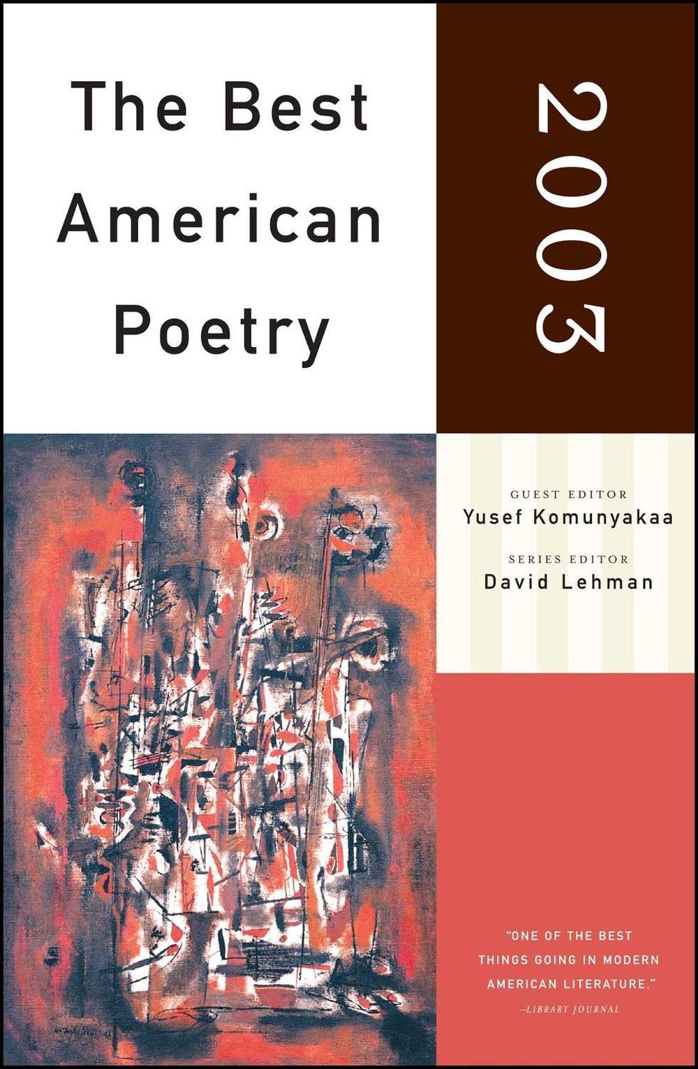 The Best American Poetry 2003 by Yusef Komunyakaa - ISBN: 9780743203883