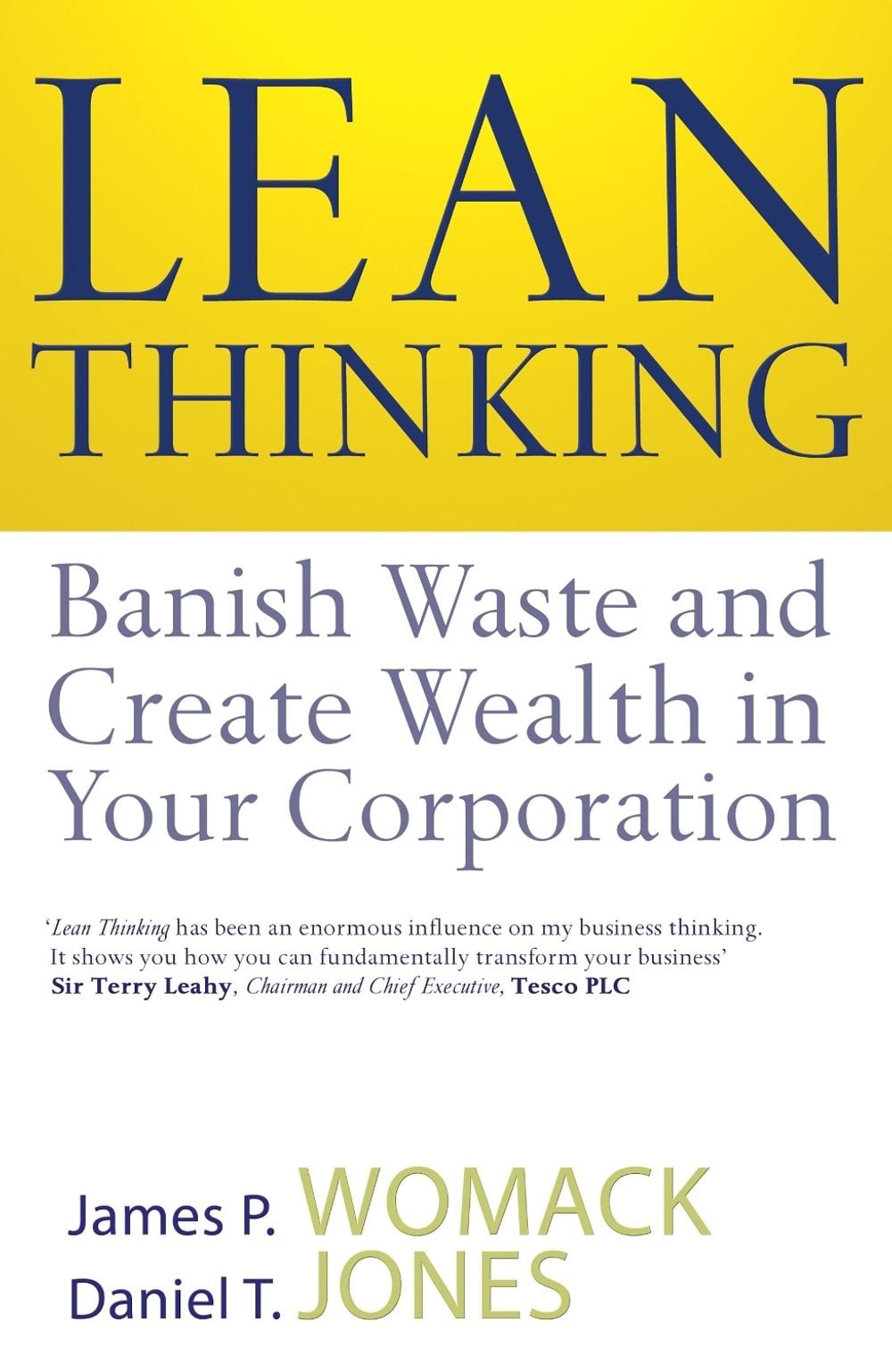 Lean Thinking by Daniel T. Jones - ISBN: 9780743231640