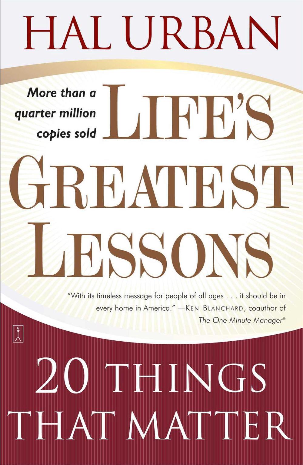 Life's Greatest Lessons by Hal Urban - ISBN: 9780743237826