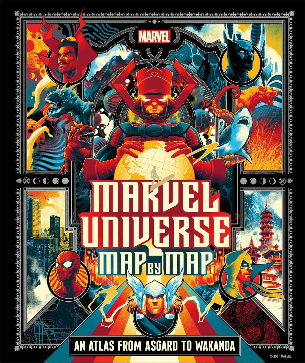 Marvel Universe Map By Map by James Hill - ISBN: 9780744039795