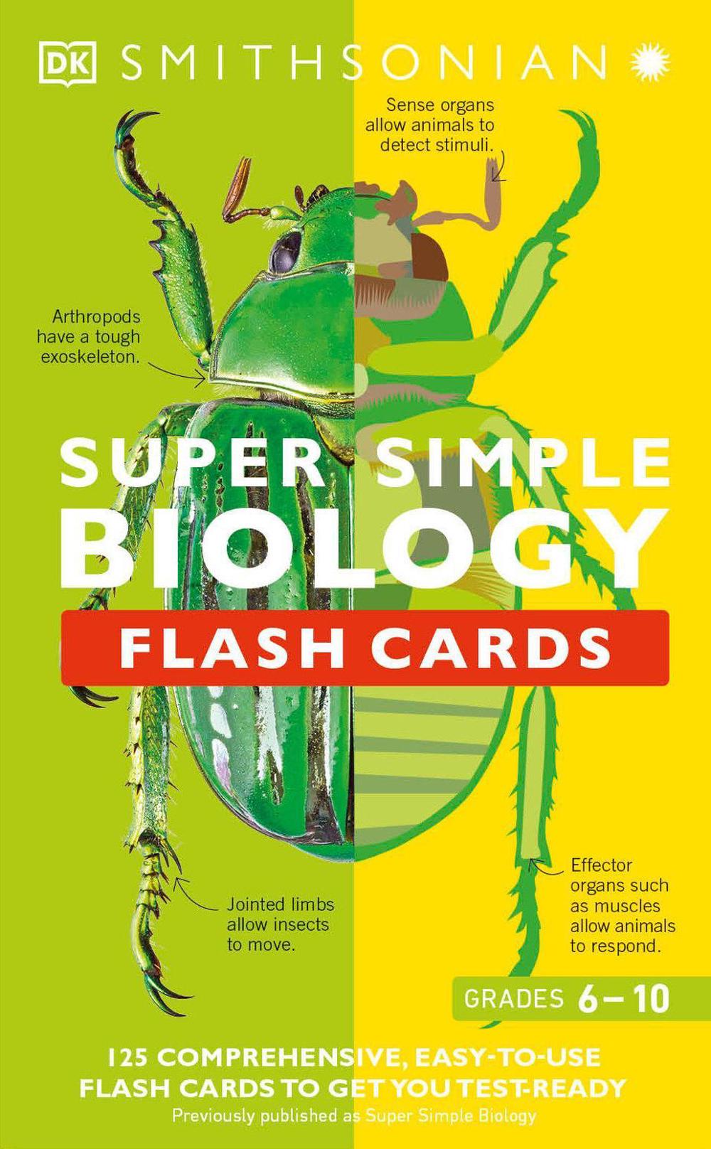 Super Simple Biology Flash Cards by DK, 9780744044133 Buy online at