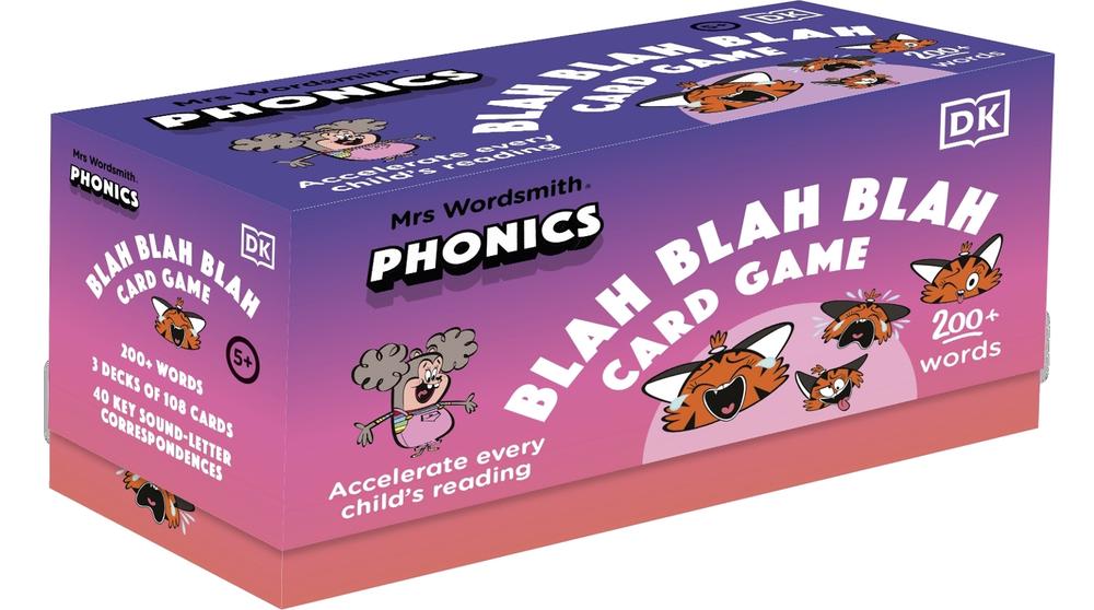 Mrs Wordsmith Phonics Blah Blah Blah Card Game, Kindergarten & Grades 1-2, 9780744051476