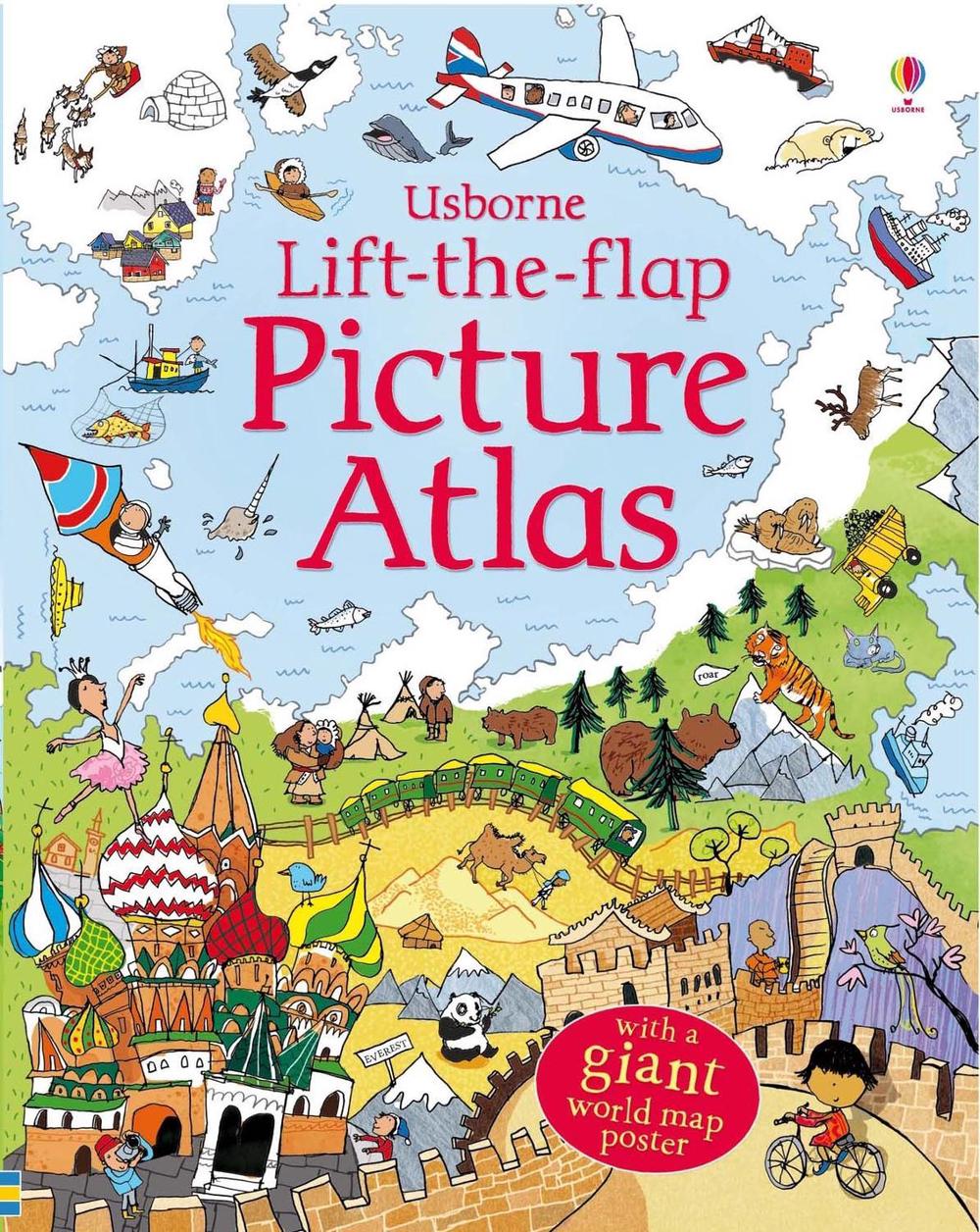 Lift-the-Flap Picture Atlas, 9780746098479