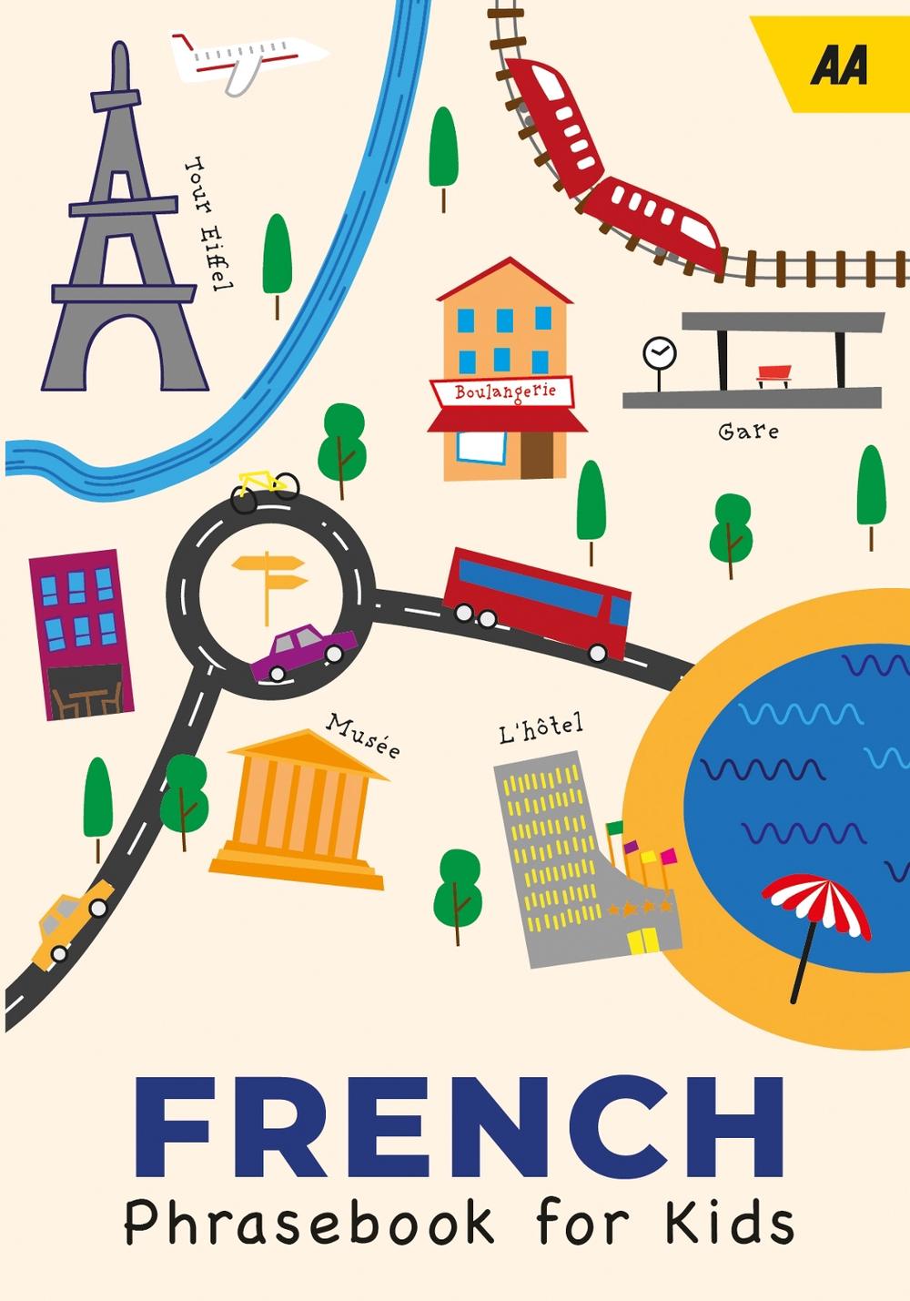 AA French Phrasebook for Kids, 9780749583675