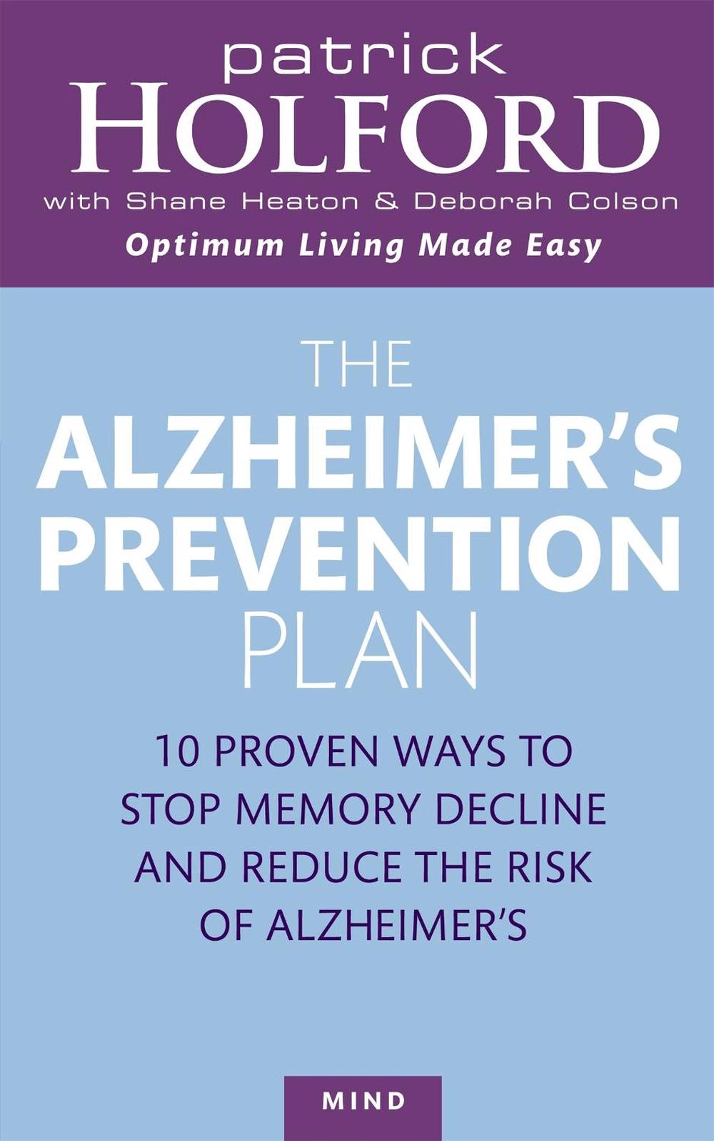 The Alzheimer's Prevention Plan, 9780749925147
