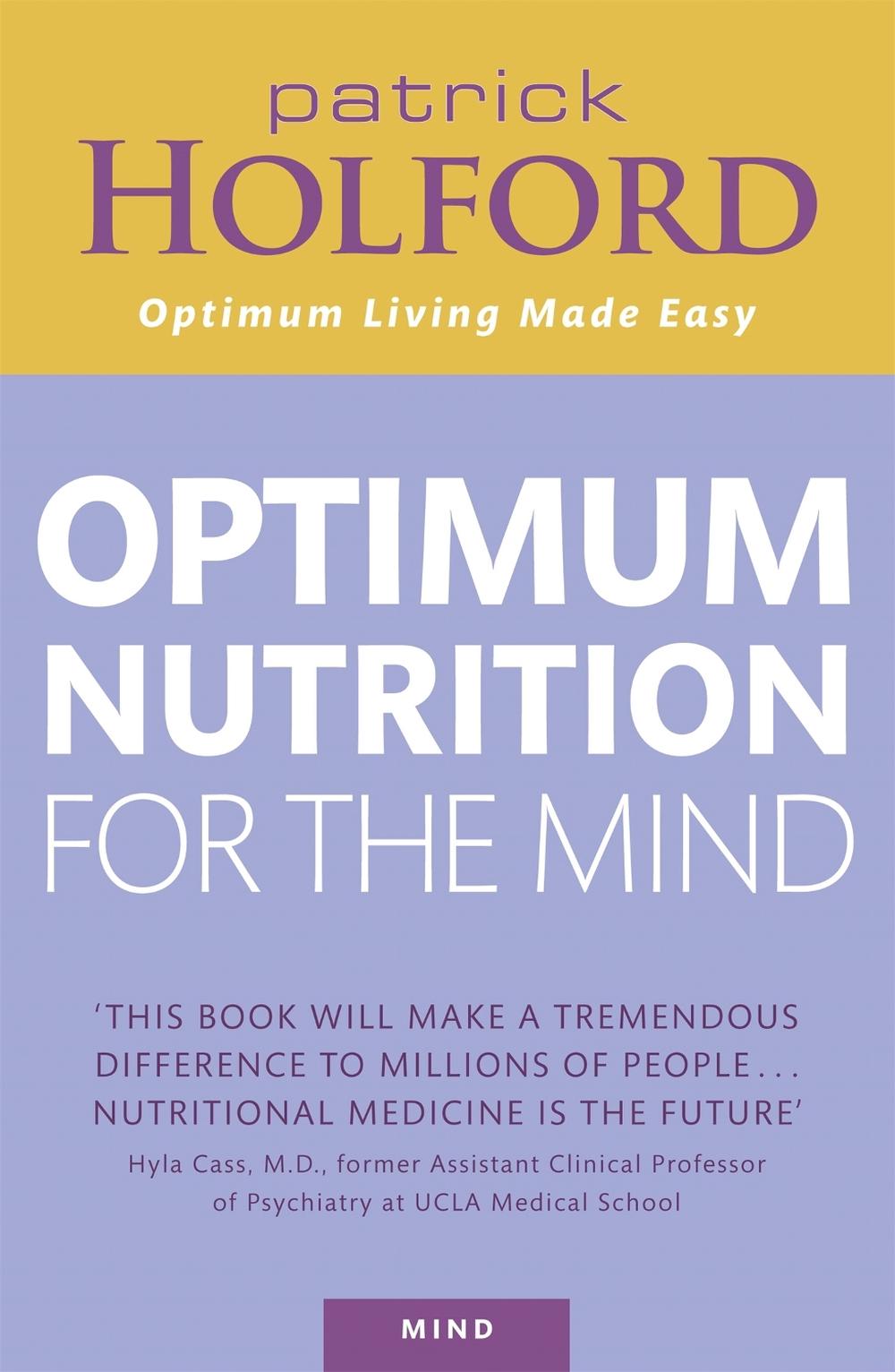Optimum Nutrition For The Mind, 9780749927851