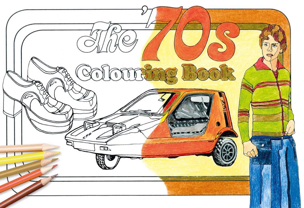 The '70s Colouring Book | Buy online at The Nile