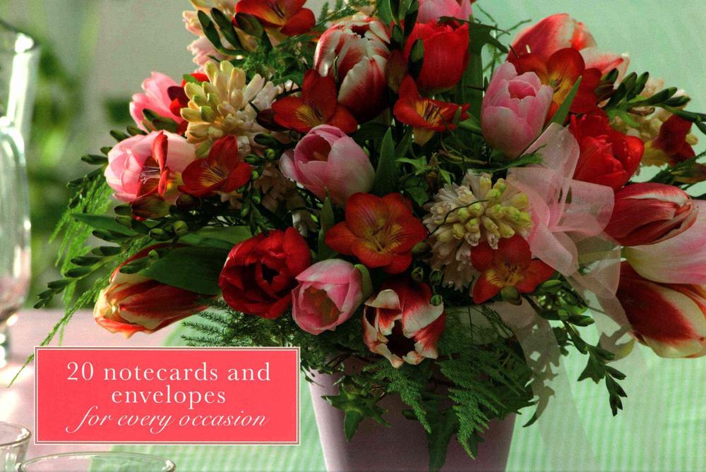 Peony Press Card Box of 20 Notecards and Envelopes: Freesias, 9780754825968
