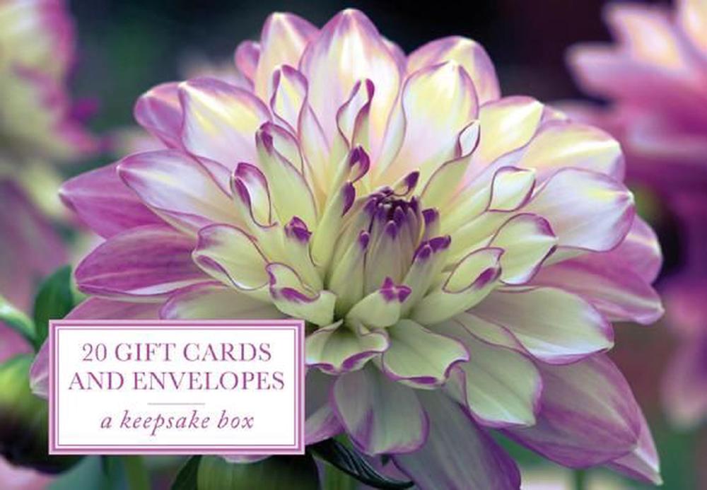 Peony Press Tin Box of 20 Gift Cards and Envelopes: Dahlia, 9780754826071