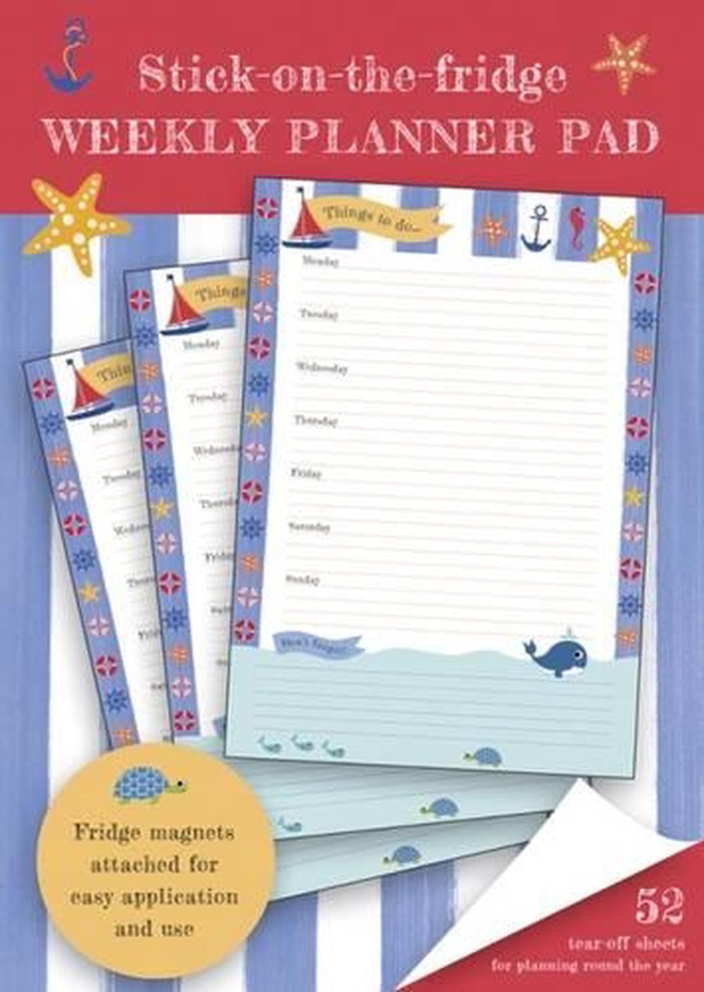 Stick-on-the-fridge Weekly Planner Pad: Maritime, 9780754833055