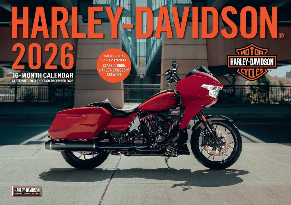 Harley-Davidson 2026 17x12, 9780760397121