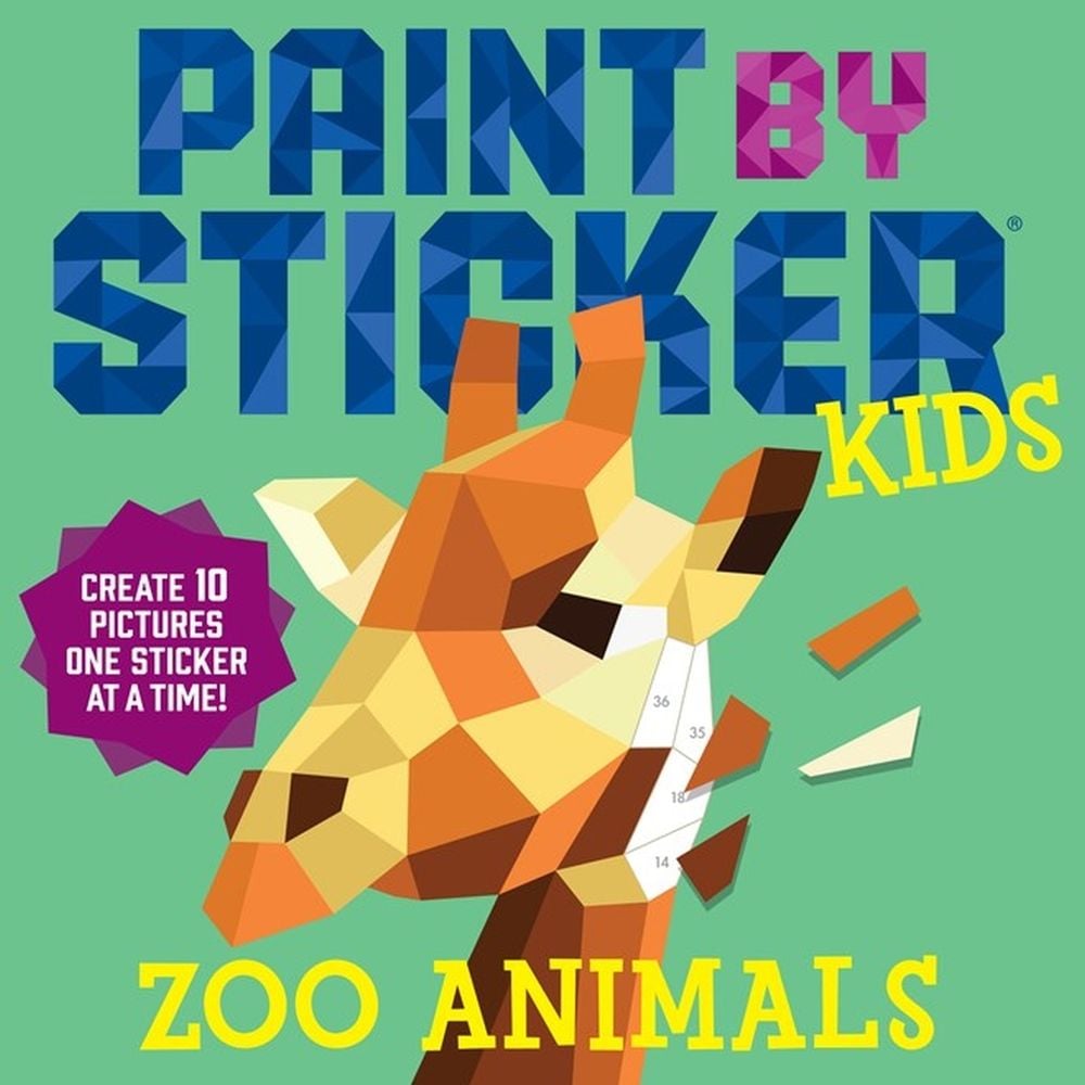 Paint by Sticker Kids: Zoo Animals by Workman Publishing - ISBN: 9780761189602
