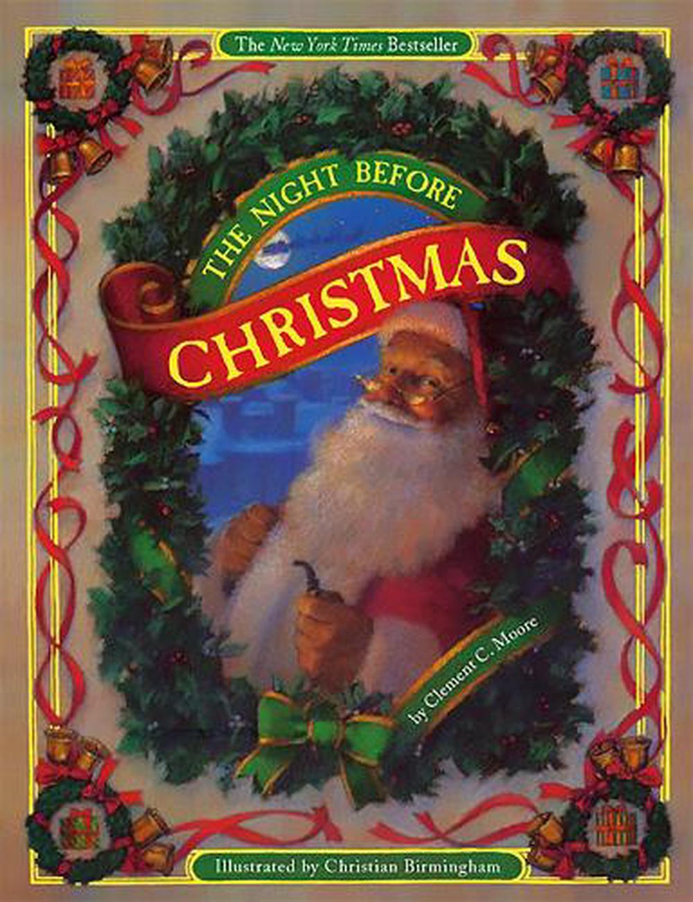 the night before christmas by clement clarke moore book