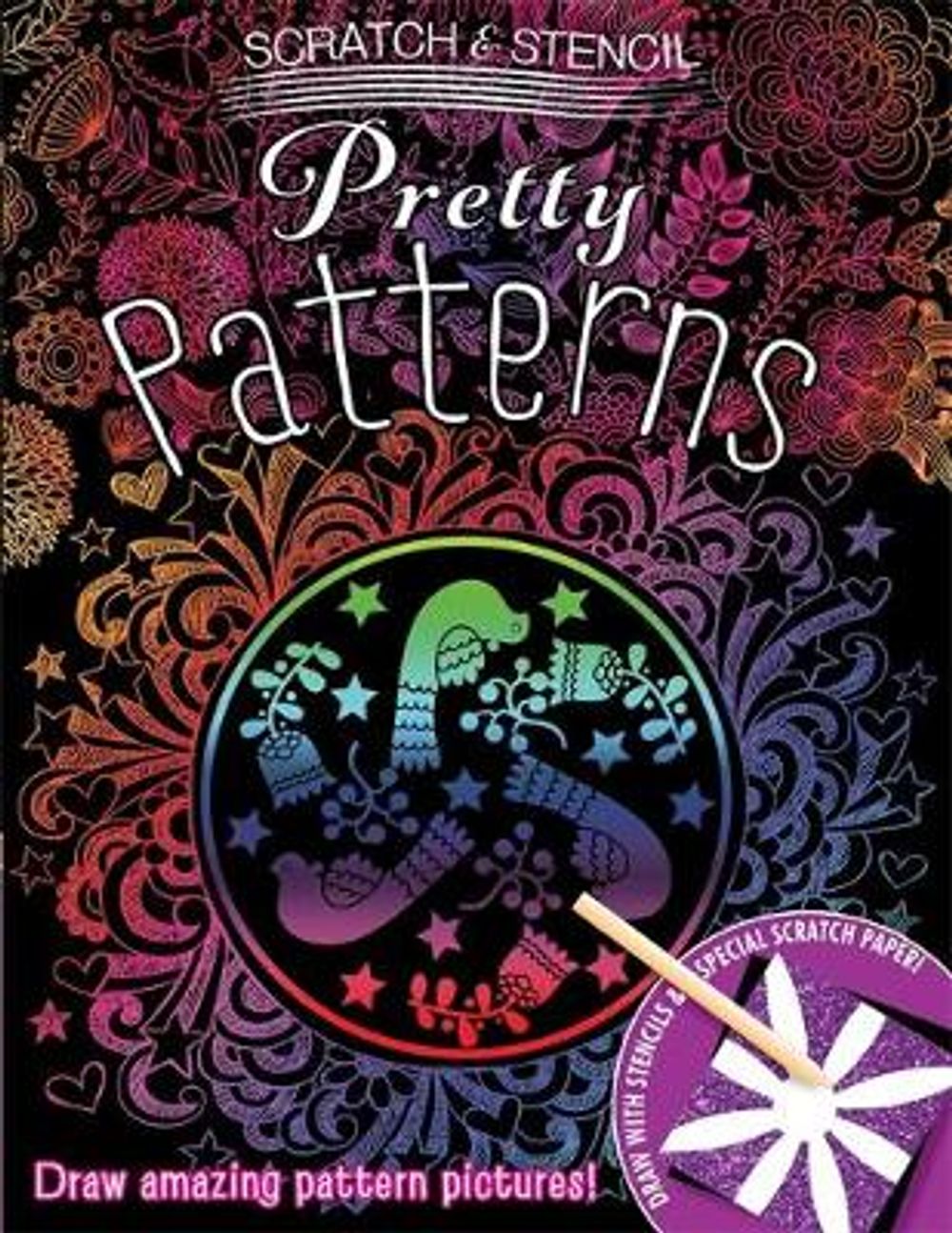Scratch & Stencil: Pretty Patterns [With Stylus and Stencils and Paper] by Running Press - ISBN: 9780762452835