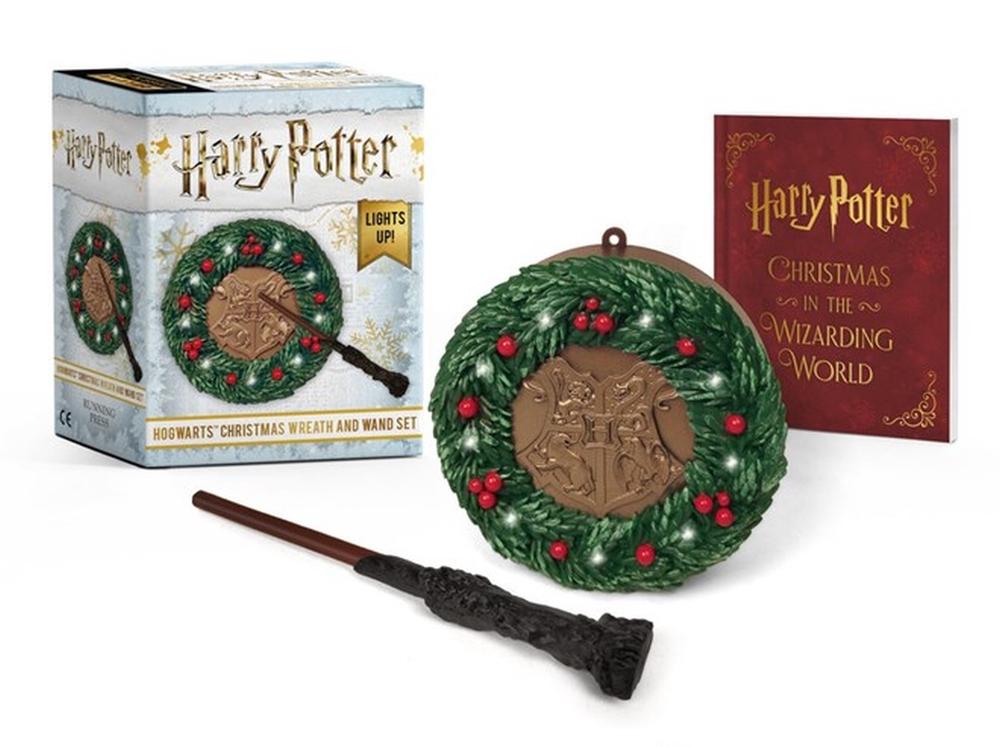 Harry Potter: Hogwarts Christmas Wreath and Wand Set, 9780762466979