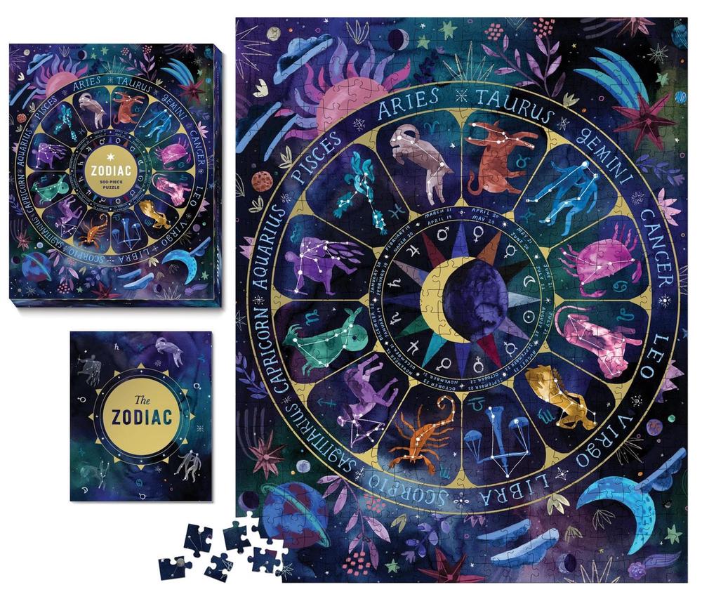 Zodiac 500-Piece Puzzle by Nikki Van De Car - ISBN: 9780762474622