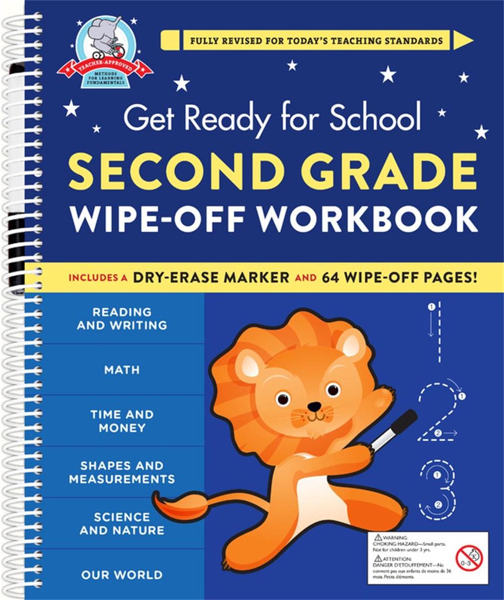 Get Ready for School: Second Grade Wipe-Off Workbook by Heather Stella - ISBN: 9780762475858
