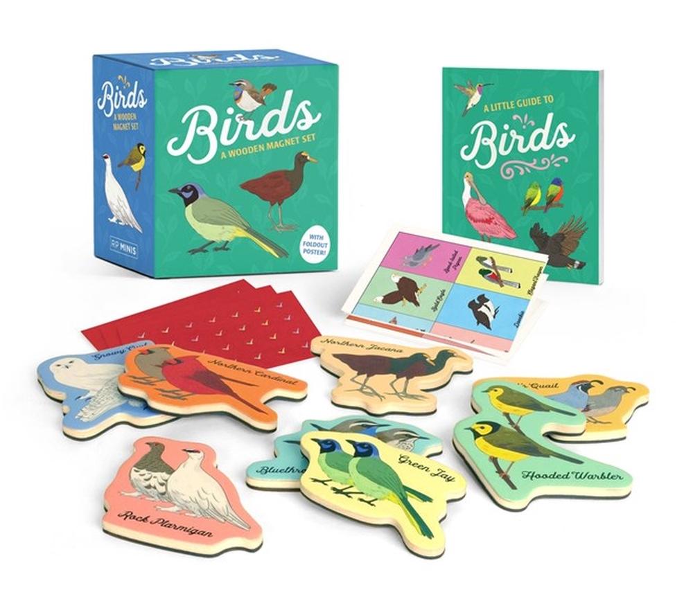Birds: A Wooden Magnet Set, 9780762475988