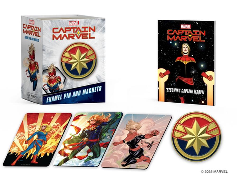 Marvel: Captain Marvel Enamel Pin and Magnets, 9780762479993