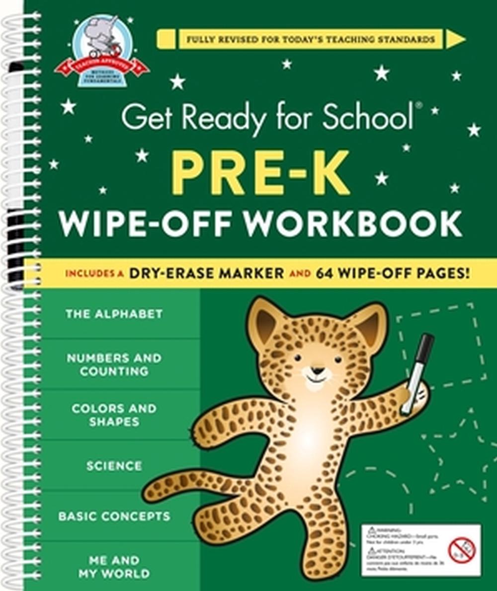 Get Ready for School: Pre-K Wipe-Off Workbook, 9780762481217