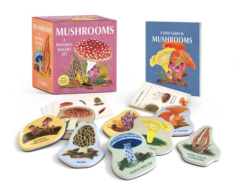 Mushrooms: A Wooden Magnet Set by Meg Madden - ISBN: 9780762481378