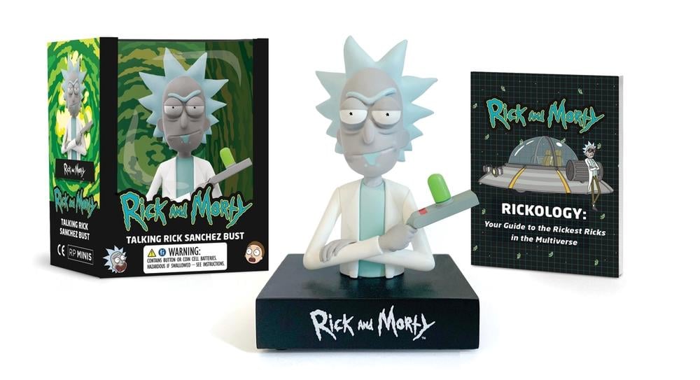 Rick and Morty Talking Rick Sanchez Bust by Running Press - ISBN: 9780762482399