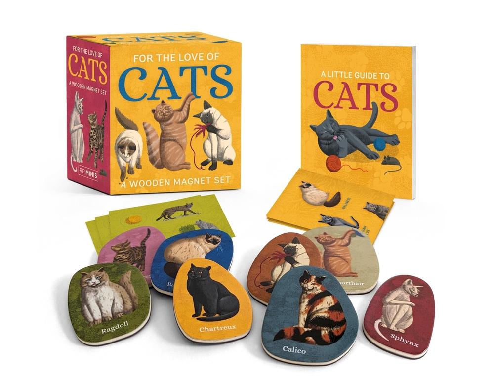 For the Love of Cats: A Wooden Magnet Set by Eliza Berkowitz - ISBN: 9780762483105