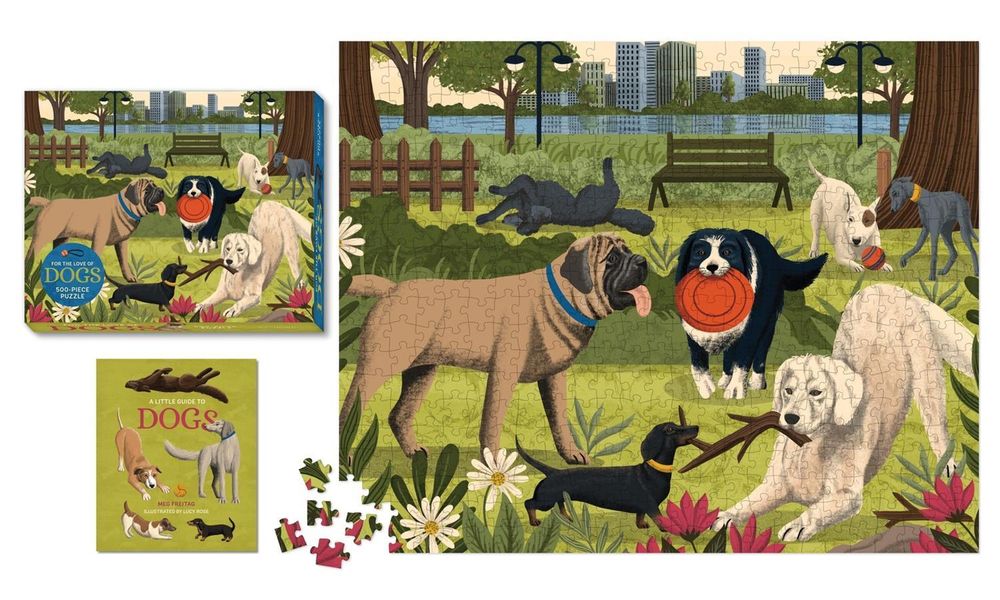 For the Love of Dogs 500-Piece Puzzle by Meg Freitag - ISBN: 9780762483150