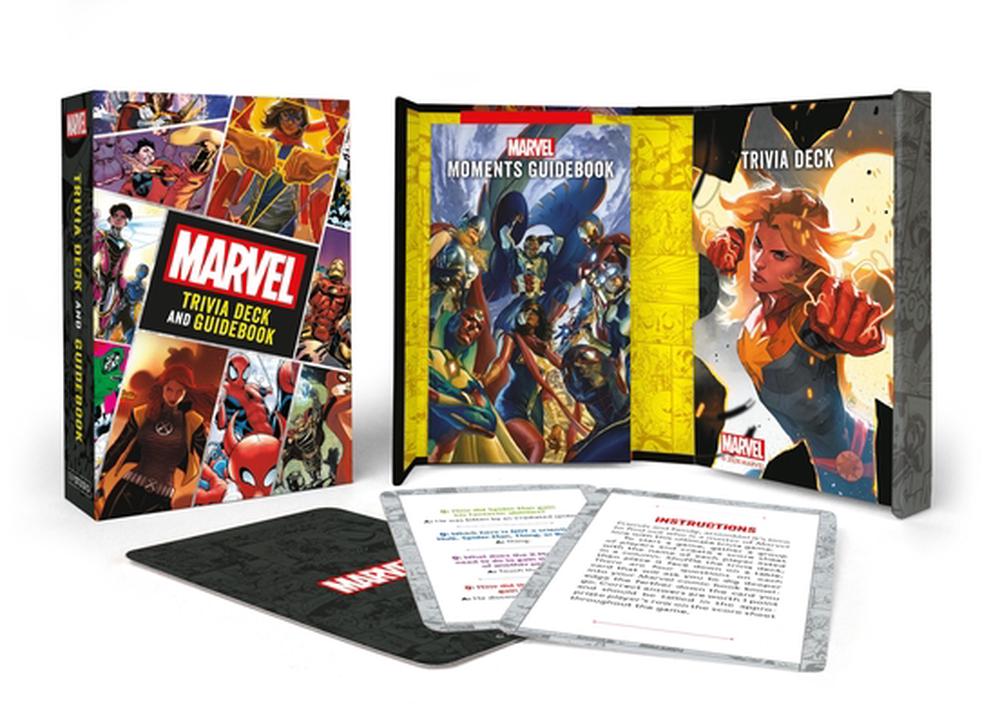 MARVEL TRIVIA DECK & GDBK, 9780762485444