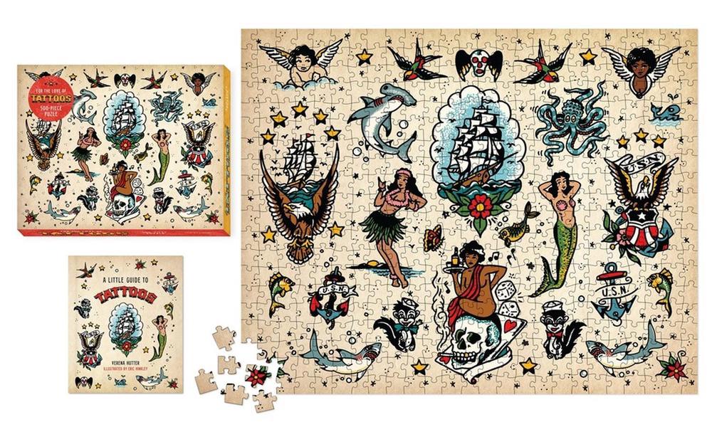 For the Love of Tattoos 500-Piece Puzzle, 9780762485994