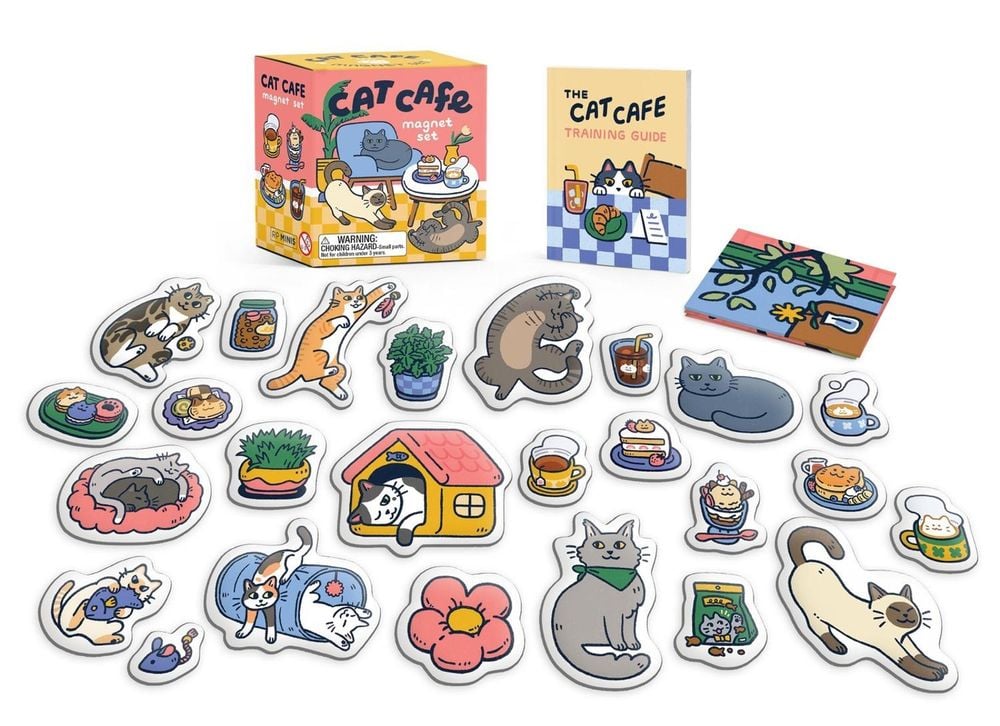 Cat Cafe Magnet Set by Alasdair Stuart - ISBN: 9780762486472