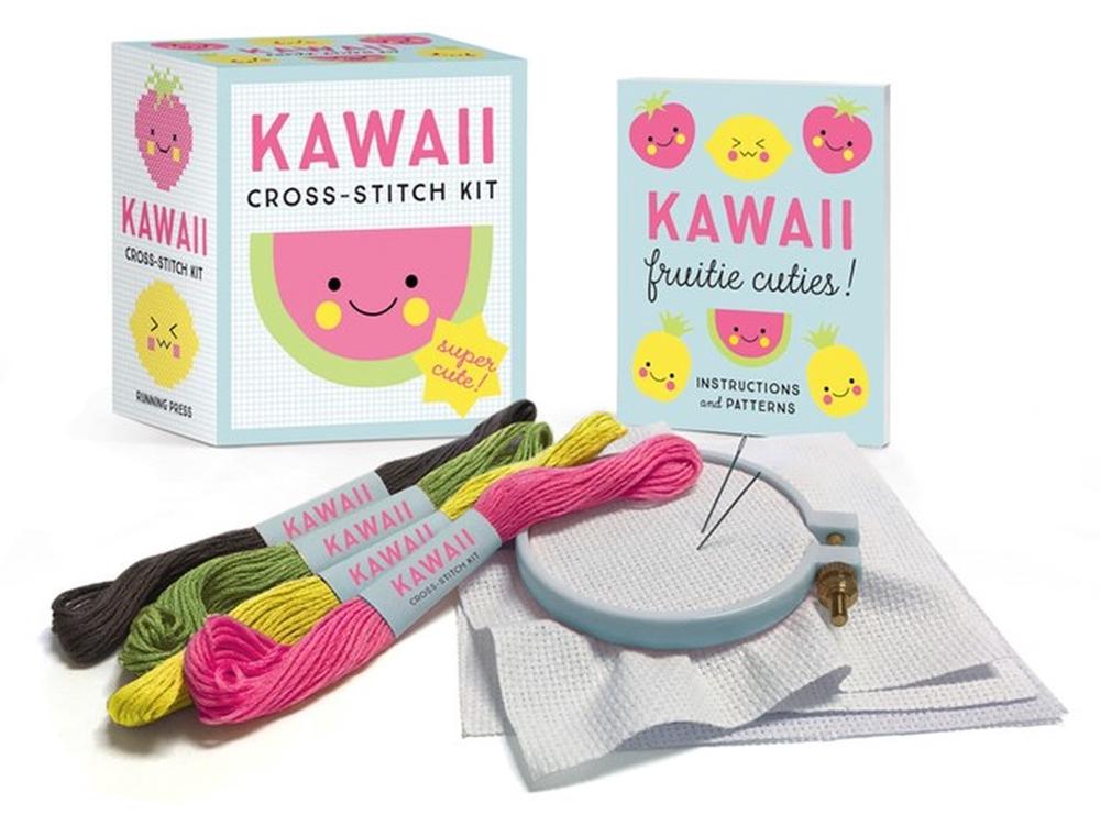 Kawaii Cross-Stitch Kit, 9780762493807