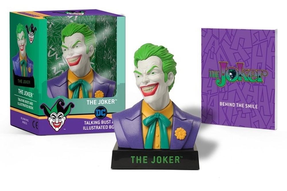 The Joker Talking Bust and Illustrated Book - ISBN: 9780762494088