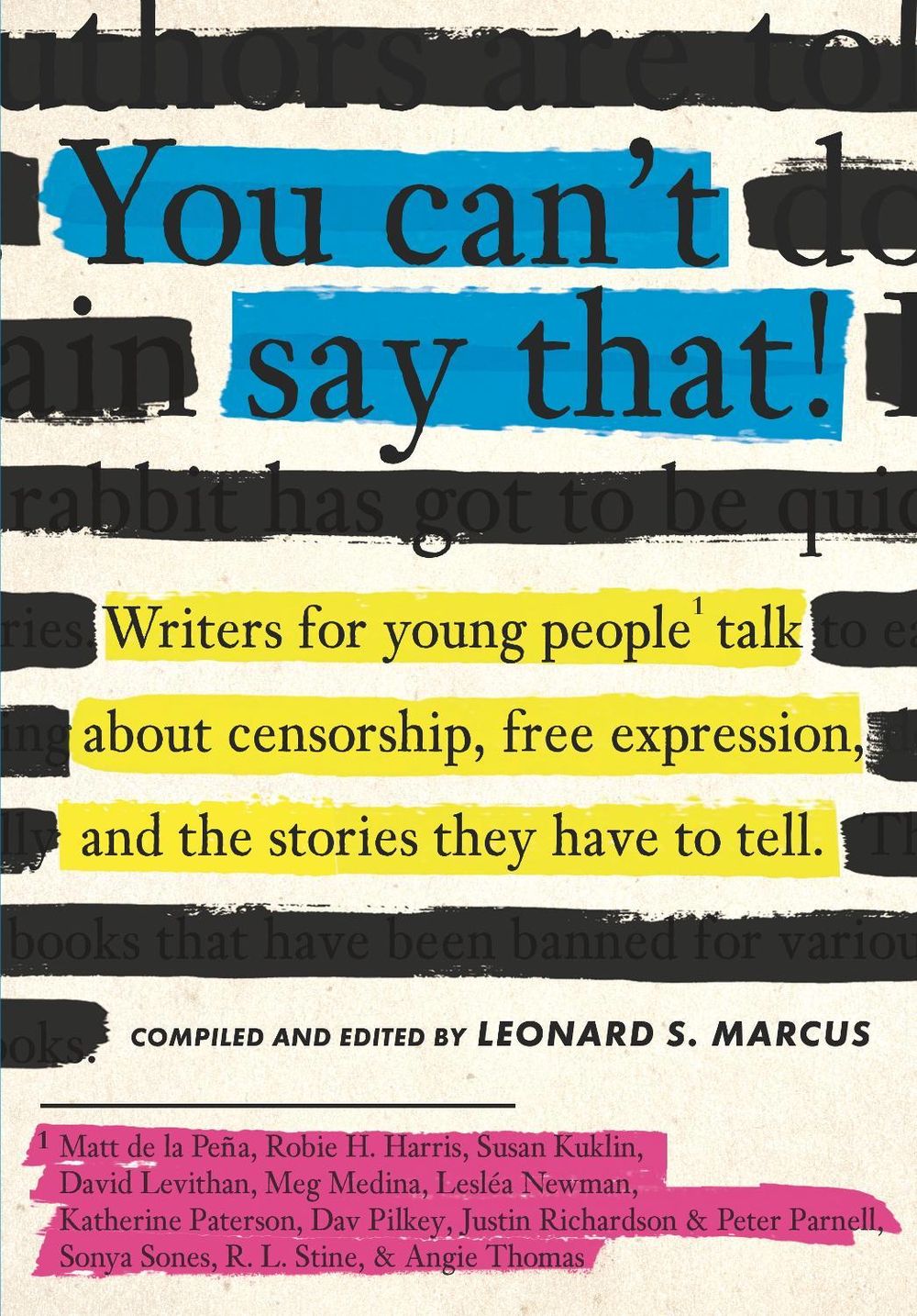You Can't Say That! by Leonard S. Marcus - ISBN: 9780763690366