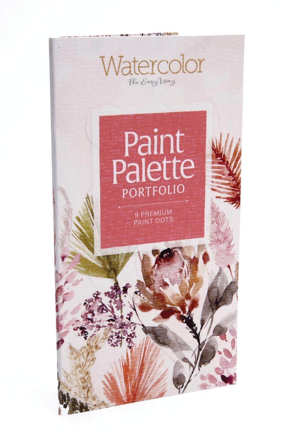 Watercolor the Easy Way Paint Palette Portfolio Flowers, 9780764369971
