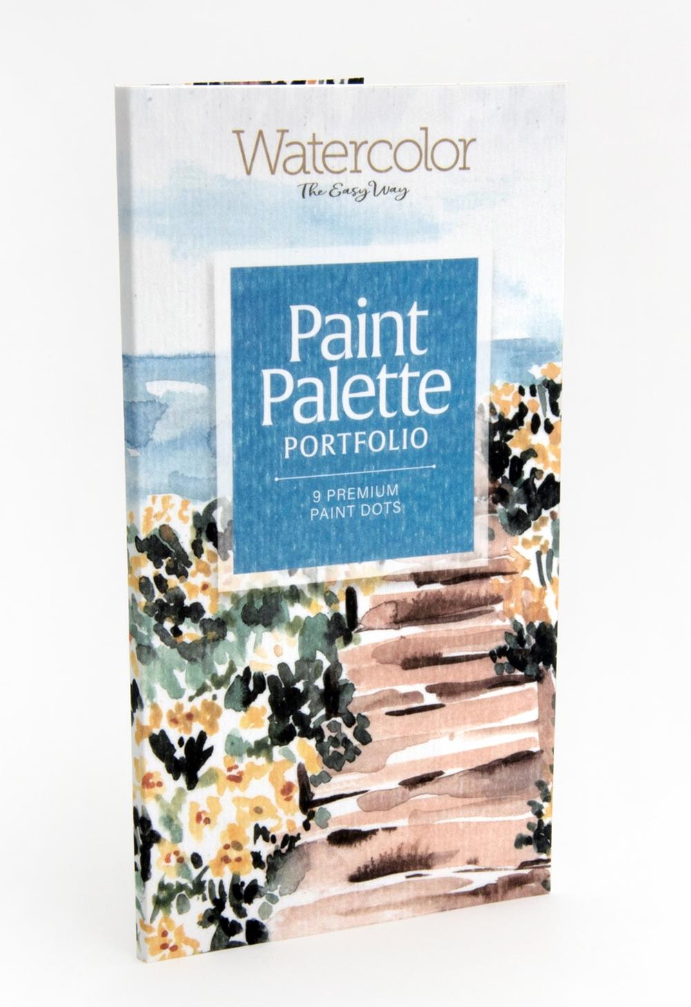Watercolor the Easy Way Paint Palette Portfolio Coastal, 9780764369988