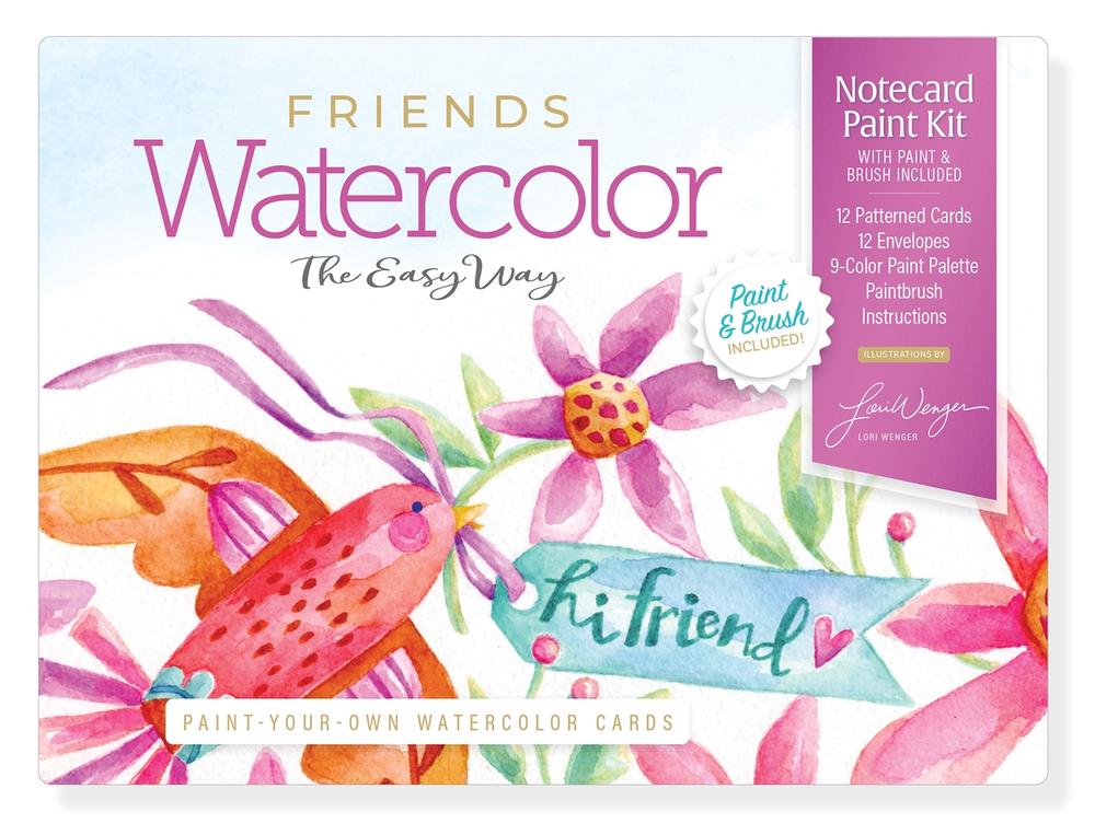 Watercolor the Easy Way Paint-Your-Own Watercolor Cards Friends, 9780764371721